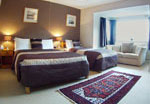 Crib Y Ddysgl, room 6, family/twin/double room with private bathroom